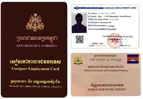 How can I get a valid Work Permit in Cambodia?