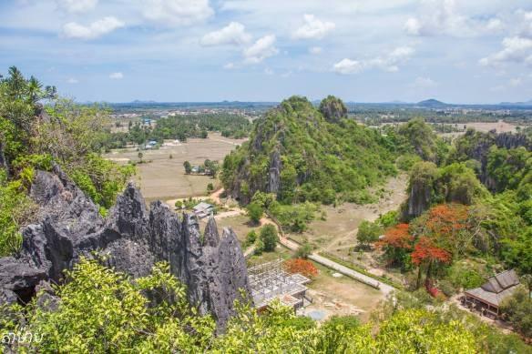 Phnom Kampong Trach, Kampot Province is developing as an attractive tourist destination in the province