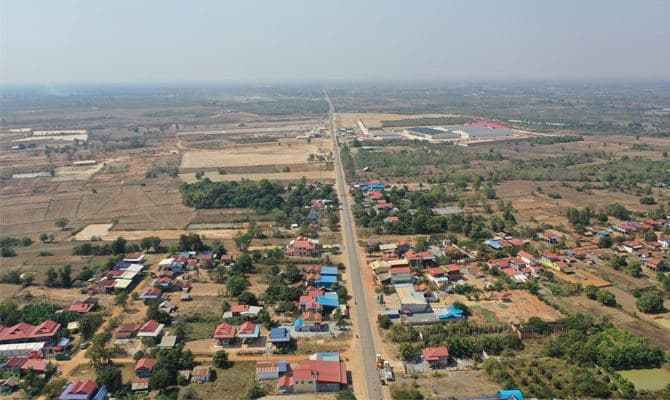 Udong district is the core location of real estate development of Kampong Speu province