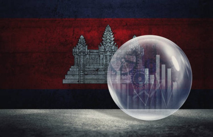 Why is Cambodia in debt with $9 billion?