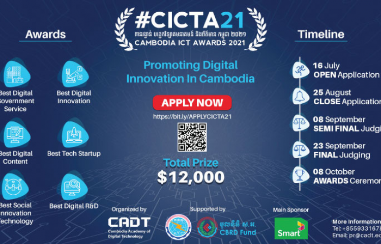 Cambodia ICT Awards 2021 now open for applications – Khmer Times