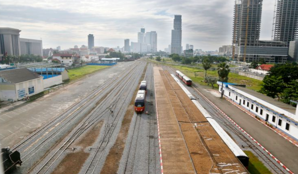 Railway station in Phnom Penh in 2020 by Heng Chivoan