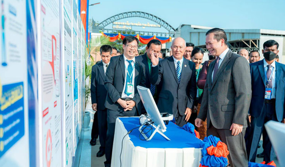 Prime Minister Hun Manet inaugurates the new campus of the National University of Management in Phnom Penh