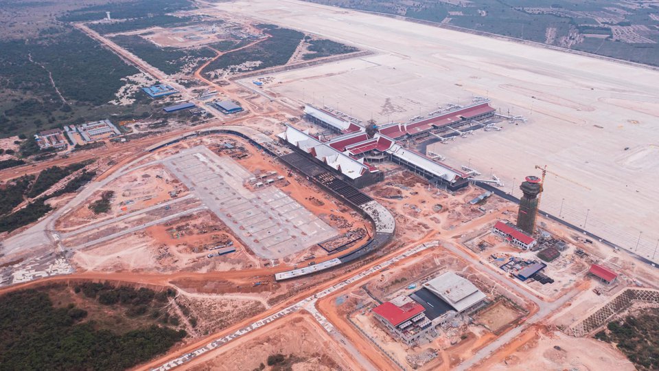 A new international airport in Siem Reap province