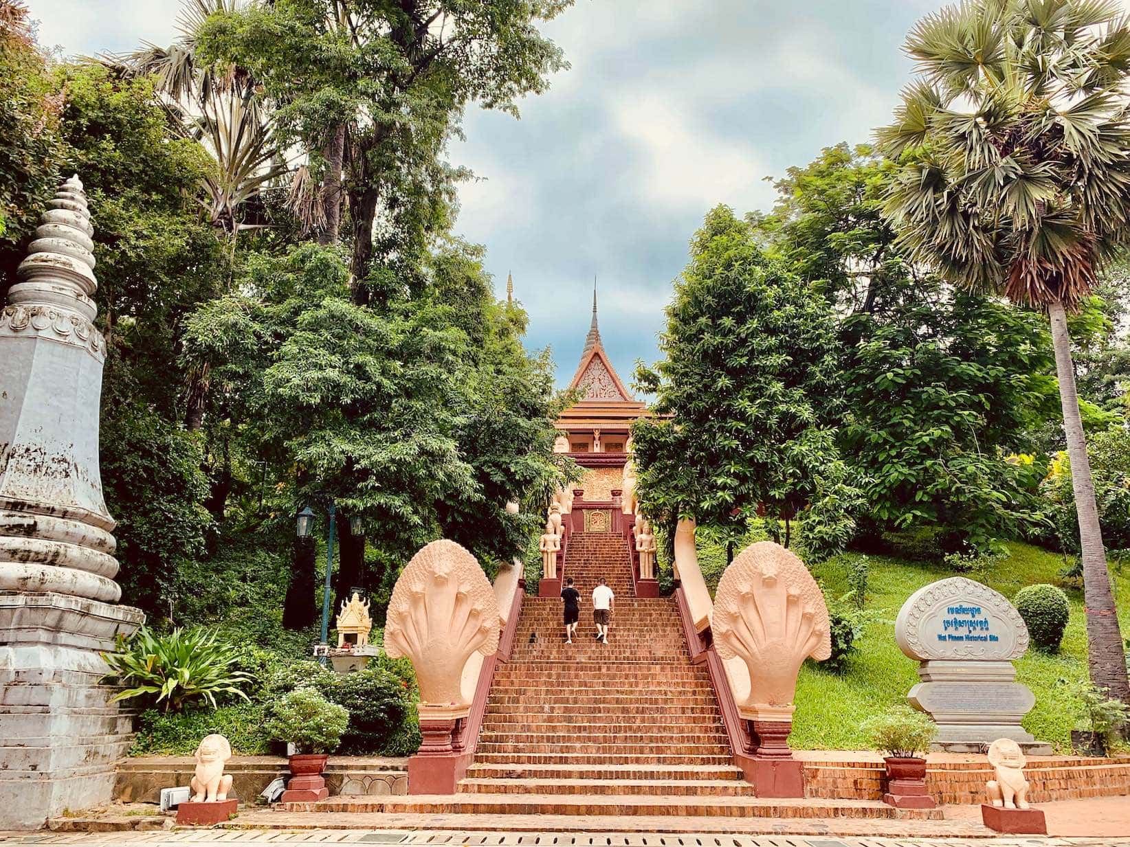 Wat Phnom Temple, Phnom Penh, Cambodia