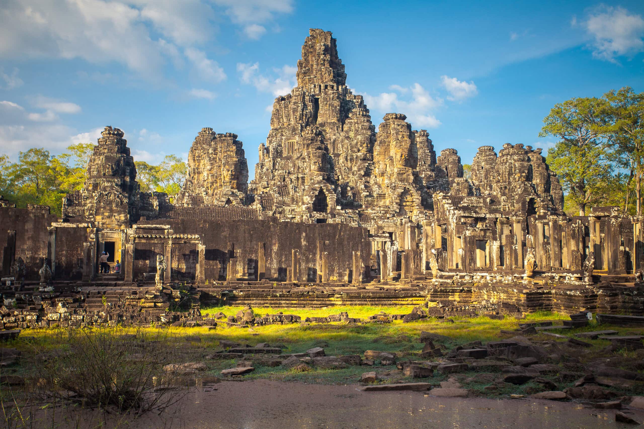 Angkor Thom Temple - Cambodia. Ancient architecture