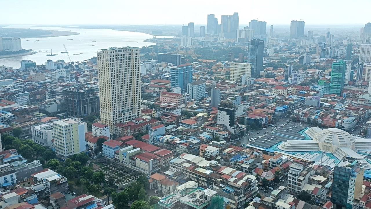 Phnom Penh from Top view